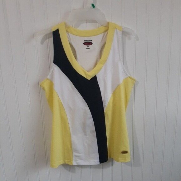 Bolle Lot of 2 Women's Large Tank Top Tennis Activewear‎ V-Neck Athletic … - Picture 2 of 12